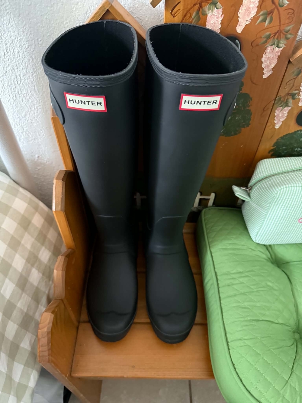 Hunter Original Tall Rain Boots - Black - Picture 8 of 8